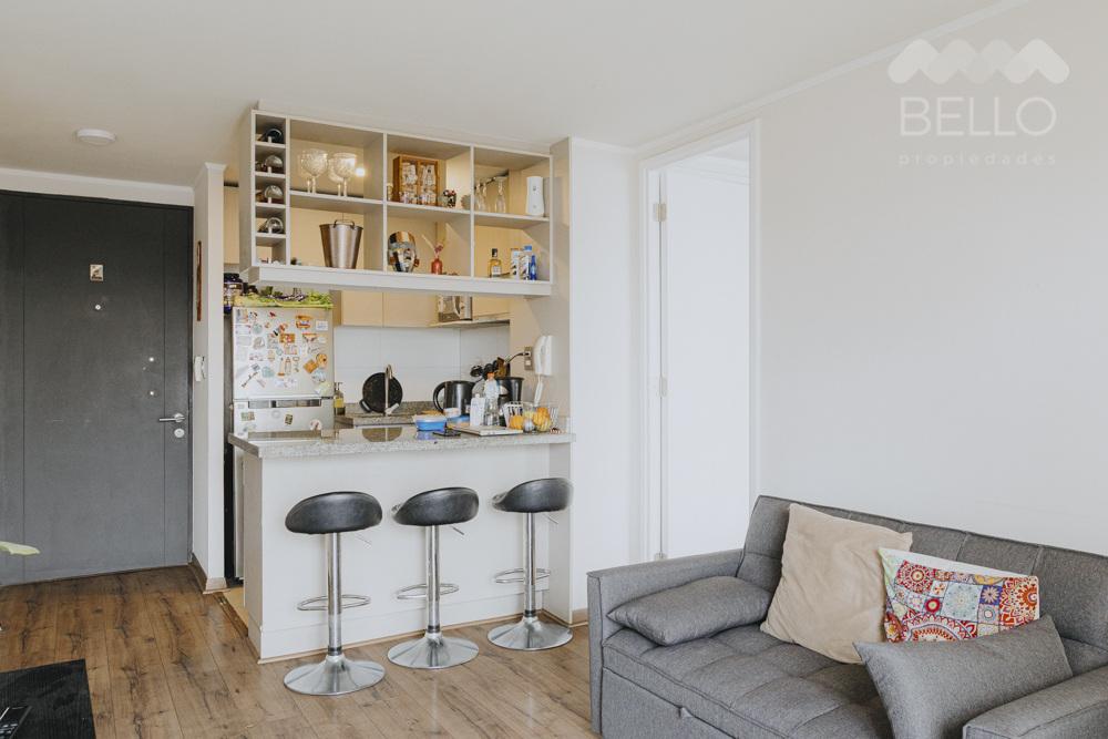 Vende Depto. 2D+2B+1 Estac.  59 m2 UF 3.850 Plaza Zañartu Ñuñoa. 