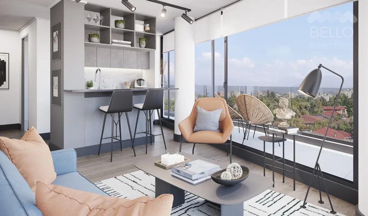 Vende Deptos. Estudio  y 2 D de 30 a 70 m2 desde UF 5.605 Metro H.Magallanes Las Condes 